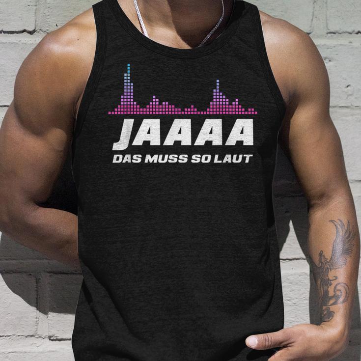 Techno Discjockey Das Muss So Laut Dj Tank Top Geschenke für Ihn