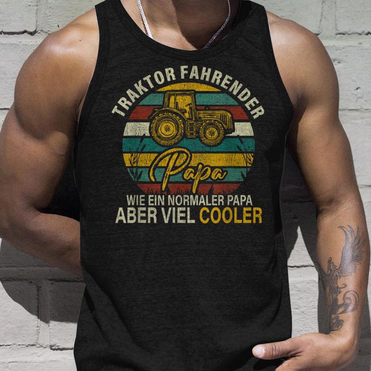 Traktor Driving Dad Cool Farmer Tank Top Geschenke für Ihn