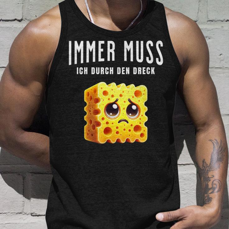 Trauriger Schwamm Tank Top Geschenke für Ihn