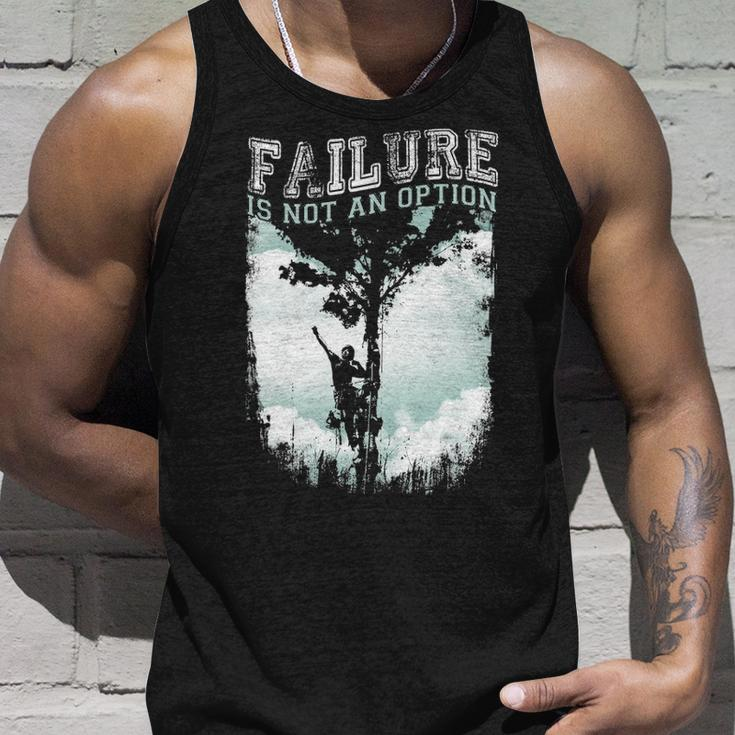 Tree Climber Failure Is Not An Option Tank Top Gifts for Him