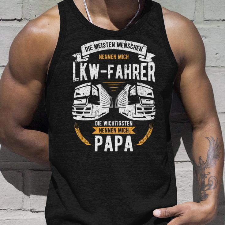 Truck Driver Die Wichtigsten Nennen Mich Papa Laster Trucker Tank Top Geschenke für Ihn