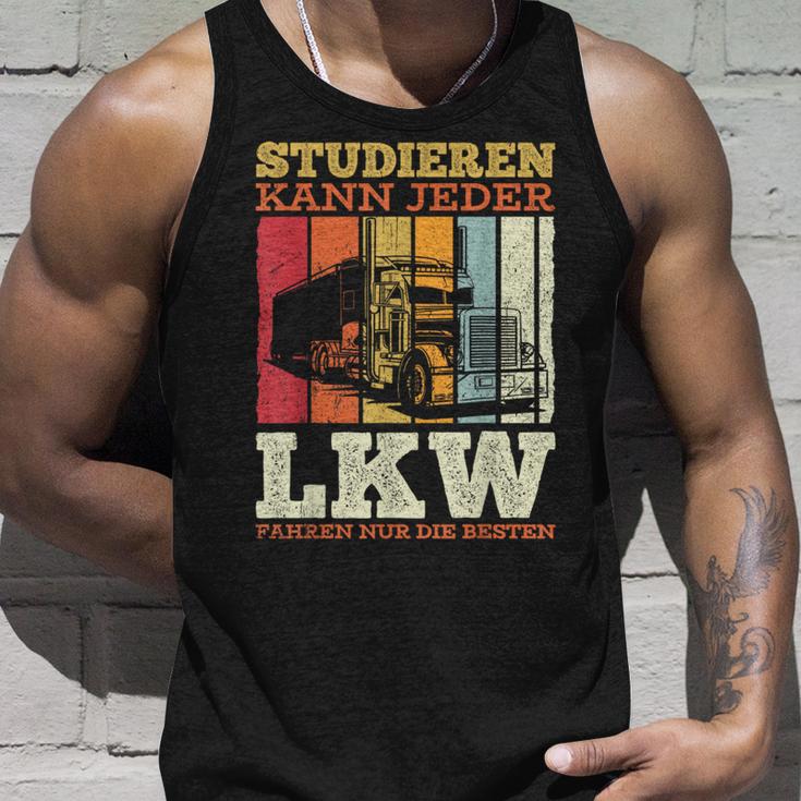 With Truck Driver Studier Kann Jeder Lruck Fahren Nur Die Besten Tank Top Geschenke für Ihn