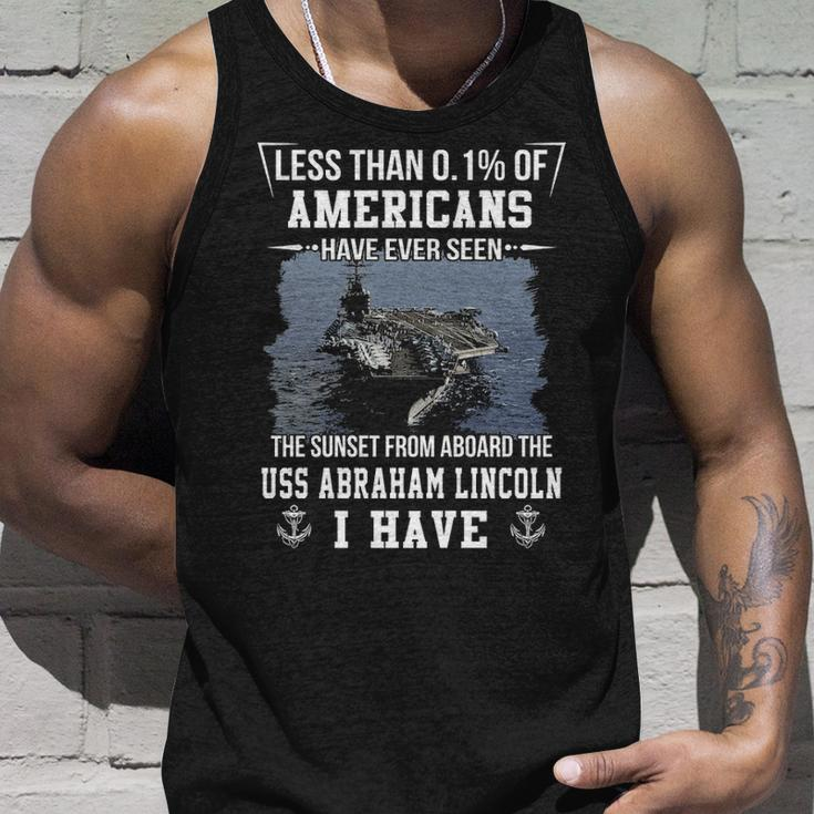 Uss Abraham Lincoln 72 Sunset Tank Top Gifts for Him