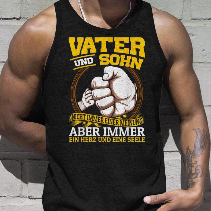 Vater & Sohn Nicht Immer Einer Minung Aber Father & Tank Top Geschenke für Ihn