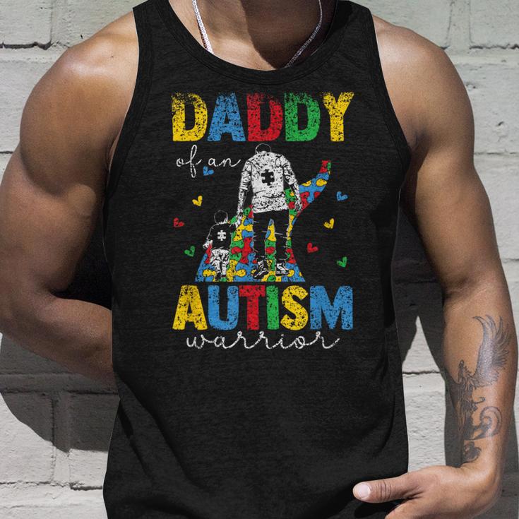 Vater Eines Autismus Kriegers Autisten Autist Autismus Papa Tank Top Geschenke für Ihn