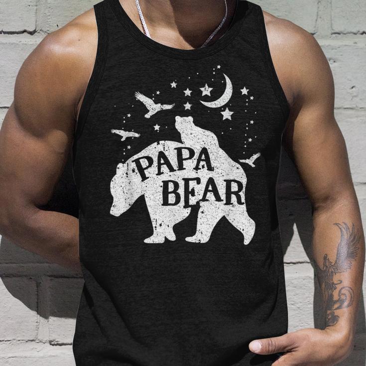 Vatertag Papa Bär Herren Papa Bär Tank Top Geschenke für Ihn