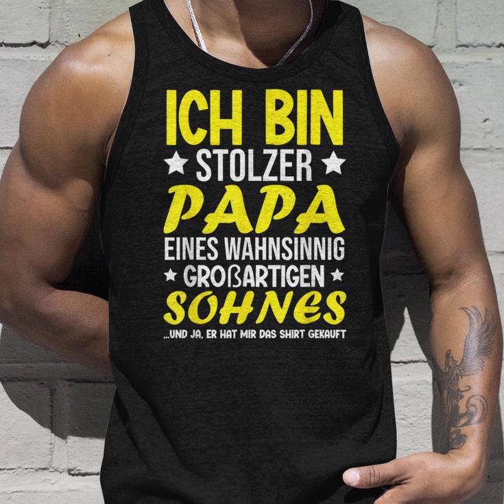 Vatertag Stolzer-Papa -Om Großartigen Sohn Bekommen Tank Top Geschenke für Ihn