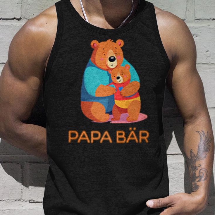 Vatertagater Sohn Tochter Sohn Papa Bär Kapuzenjacke Tank Top Geschenke für Ihn