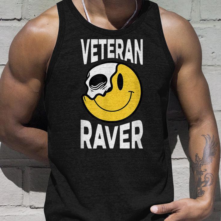 Veteran Raver Old School Rave Raving Party Tank Top Geschenke für Ihn