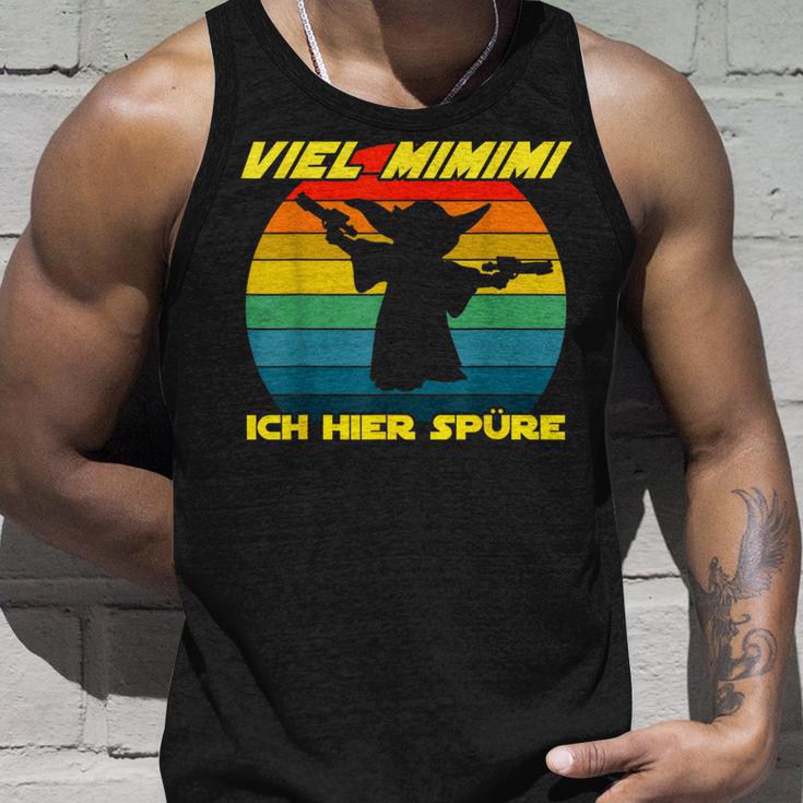 Viel Mimimi Ich Hier Spüre Mimimimi Slogan Tank Top Geschenke für Ihn