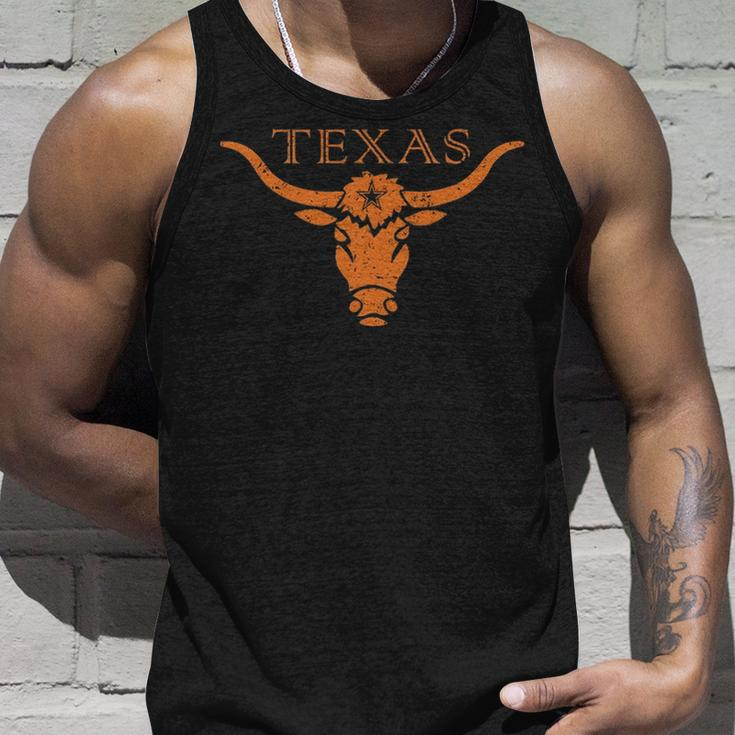 Vintage Texas Bull Tank Top Gifts for Him