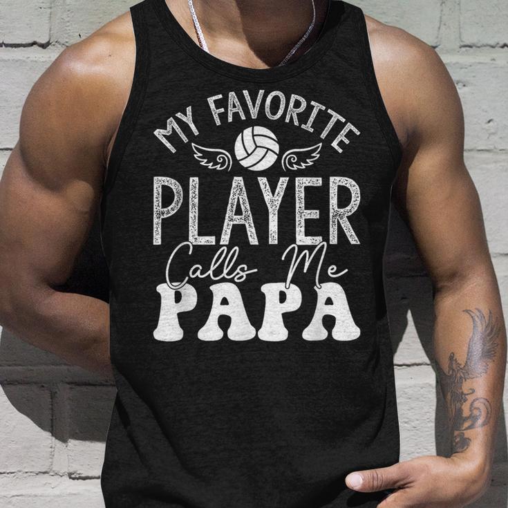 Volleyballspieler Papaolleyballliebhaberolleyball Papa Tank Top Geschenke für Ihn