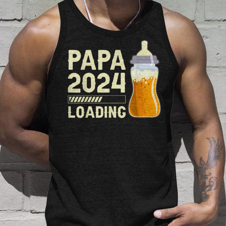 'Werdender Papa Zututkunft Papa Papa 2024 Loading' Tank Top Geschenke für Ihn