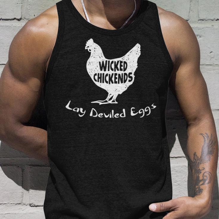 Wicked Chickends Lay Deviled Eggs Tank Top Gifts for Him