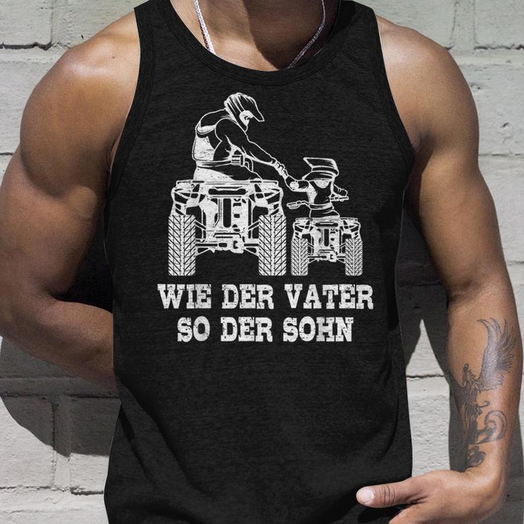 Wie Der Fater So Der Shn Papa Quad Driver Atv Tank Top Geschenke für Ihn