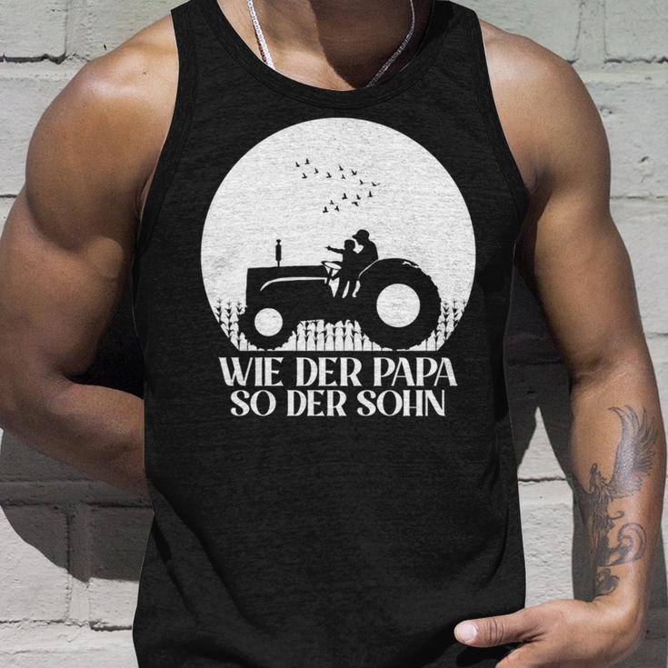 Wie Der Papa So Der Sohn Traktor Papa & Sohn Partnerlook Tank Top Geschenke für Ihn