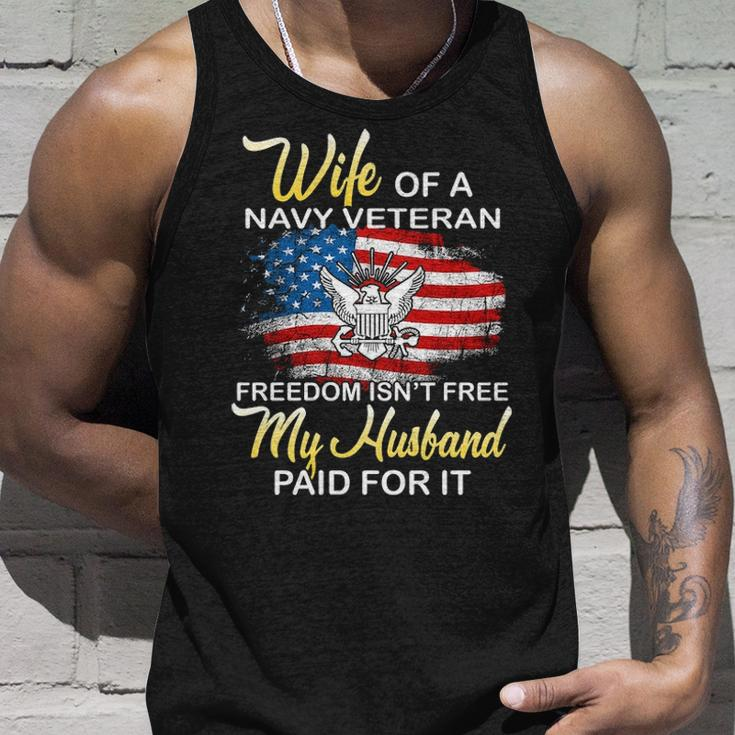 Wife Of Navy Veteran Tank Top Gifts for Him