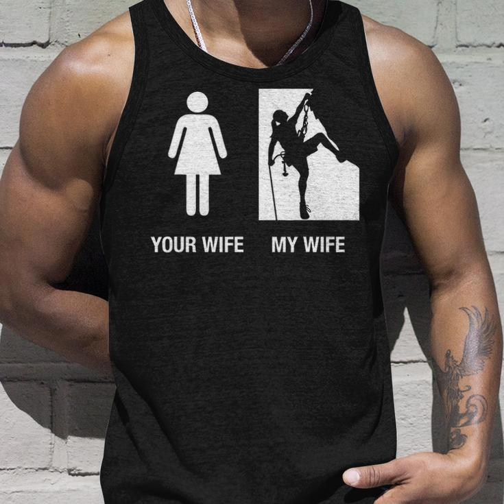 Your Wife My Wife Rock Climbing Tank Top Gifts for Him