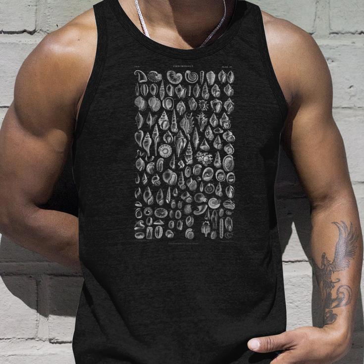 Wissenschaftliche Muscheln Der Weinlese Conch Conchology Tank Top Geschenke für Ihn