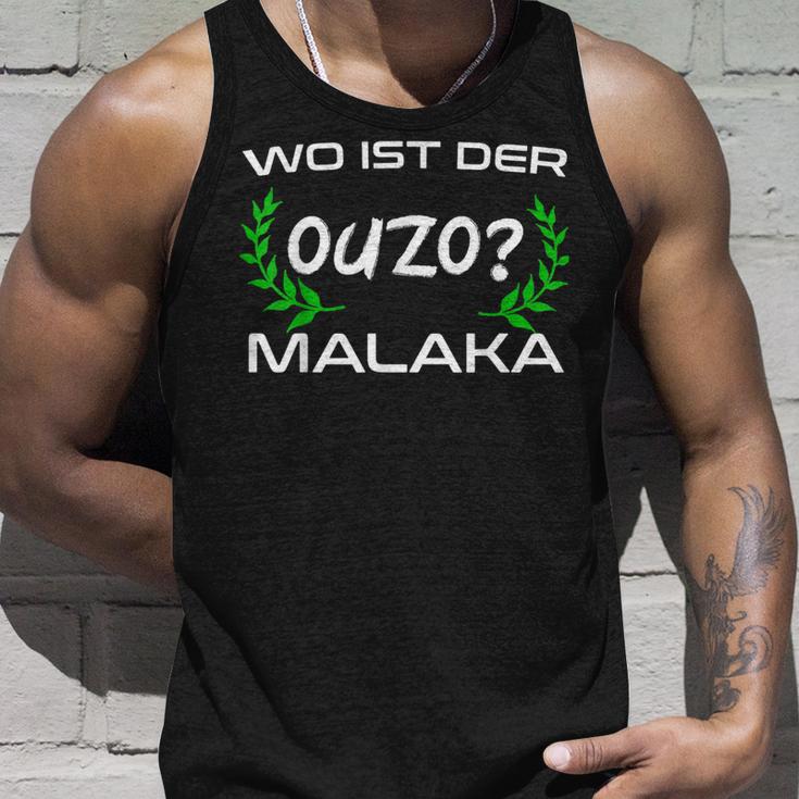 Wo Ist Der Ouzo Malaka Greece Tank Top Geschenke für Ihn