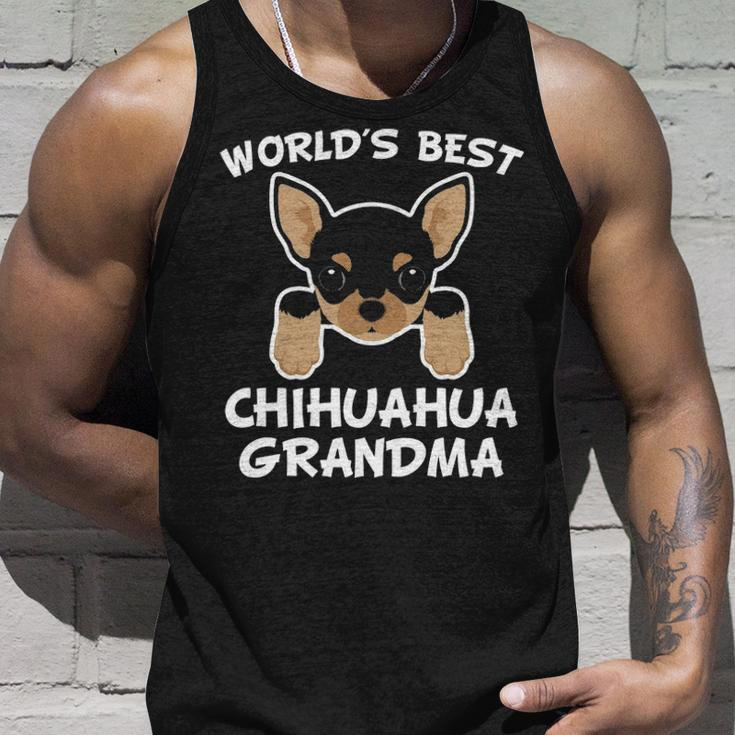 World's Best Chihuahua Grandma Dog Granddog Tank Top Gifts for Him
