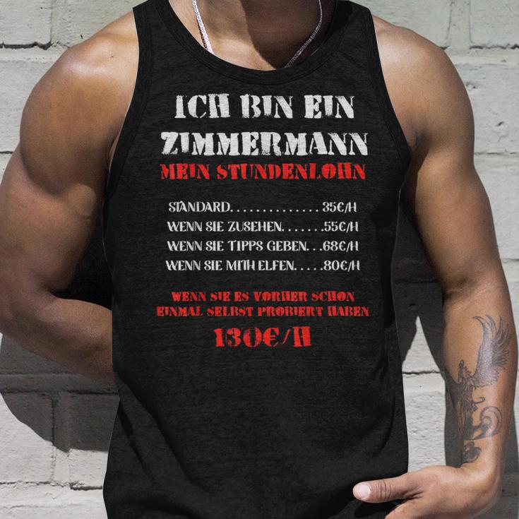 Zimmermann Stundeloohn Happy Hours Tank Top Geschenke für Ihn