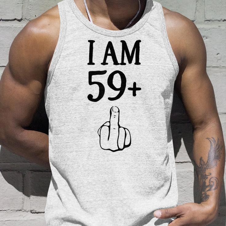 I Am 59 Plus 1 Lustiger 60 Geburtstag 1960 1961 Tank Top Geschenke für Ihn