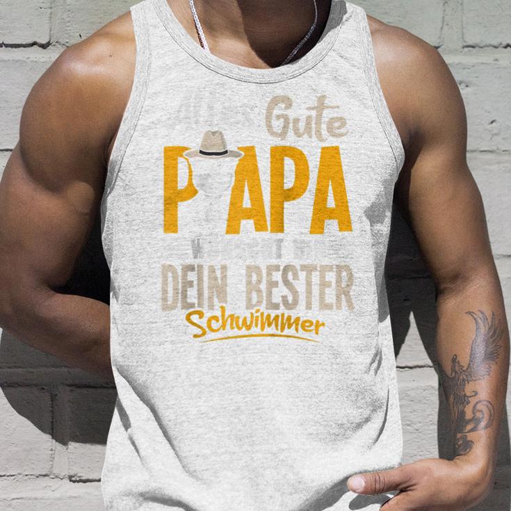 Alles Gute Papa Dein Bester Schwimmer -Ater Papaatertag Raglan Tank Top Geschenke für Ihn