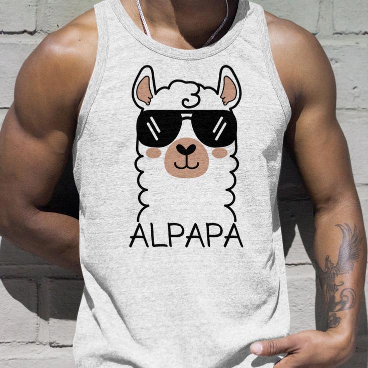 Alpapa Alpaka Lama Liebhaberatertag Tiere Papa Tank Top Geschenke für Ihn