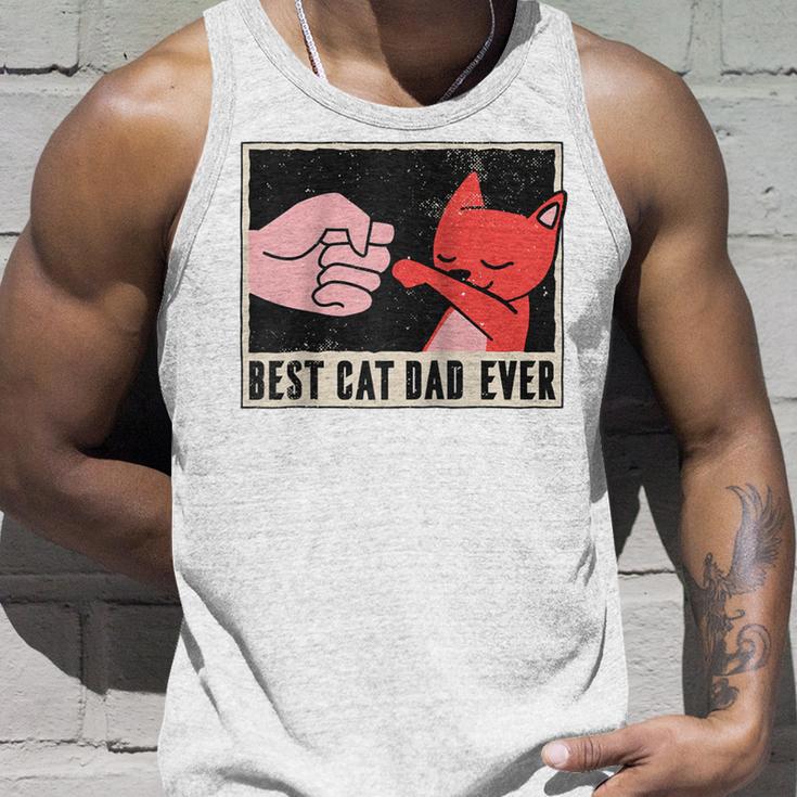 Bester Katzen Papa Tierliebe Raglan Tank Top Geschenke für Ihn