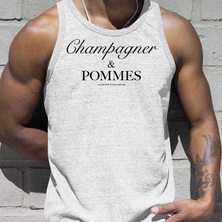 Champagner & Pommes X Livelife Liebe Champagne Frites Love Tank Top Geschenke für Ihn