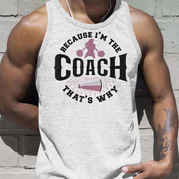 Cheerleader-Coach Anfeuern Weil Ich Der Coach Bin Deshalb Tank Top Geschenke für Ihn