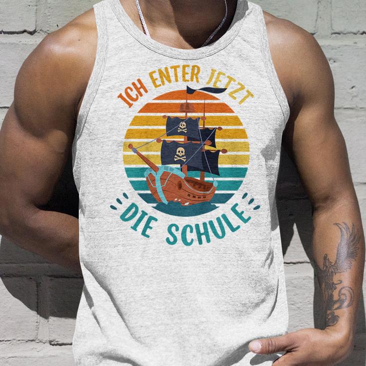 Children's School Child Cool Pirate Boys Ich Enter Jetzt Die School 80 Tank Top Geschenke für Ihn