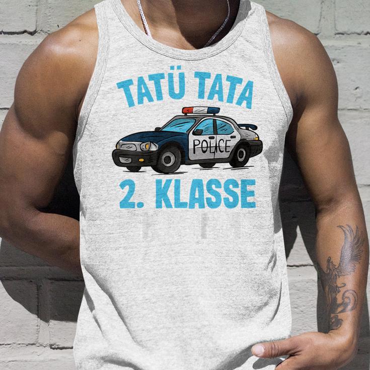 Children's Tatü Tata 2 Class Ich Komme School Boys Police 80 Tank Top Geschenke für Ihn