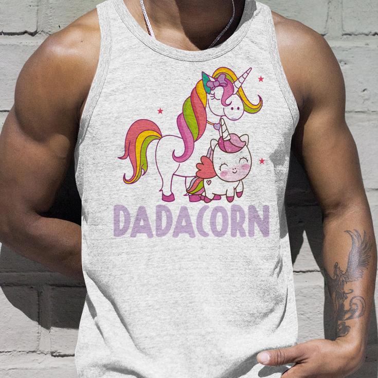 Dadacorn Einhorn Papa Und Baby Weihnachten Papa Tank Top Geschenke für Ihn