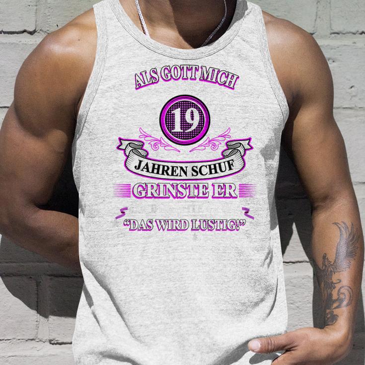 Damen Als Gott Michor 19 Jahren Schuf Grinste Er 19 Geburtstag Tank Top Geschenke für Ihn