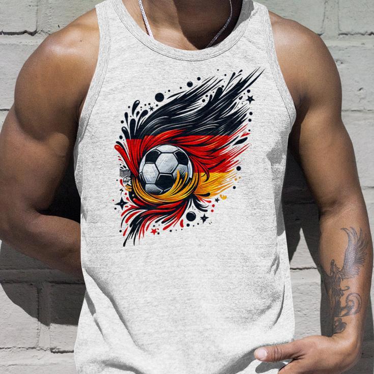 Deutsch Banner Fan Deutschland Flagge Abstrakte Kunst Tank Top Geschenke für Ihn