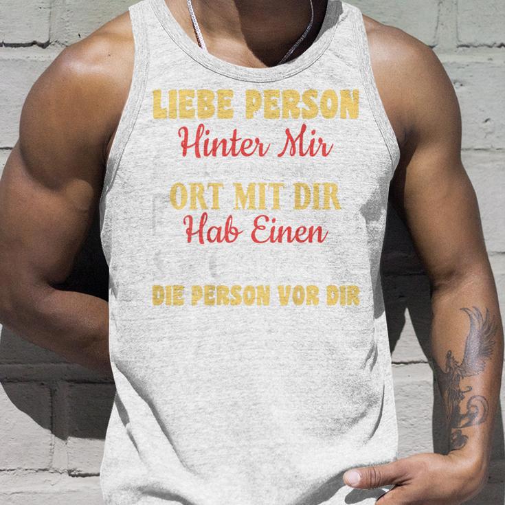 An Die Person Hinter Mir Liebe Person Hinter Mir Tank Top Geschenke für Ihn