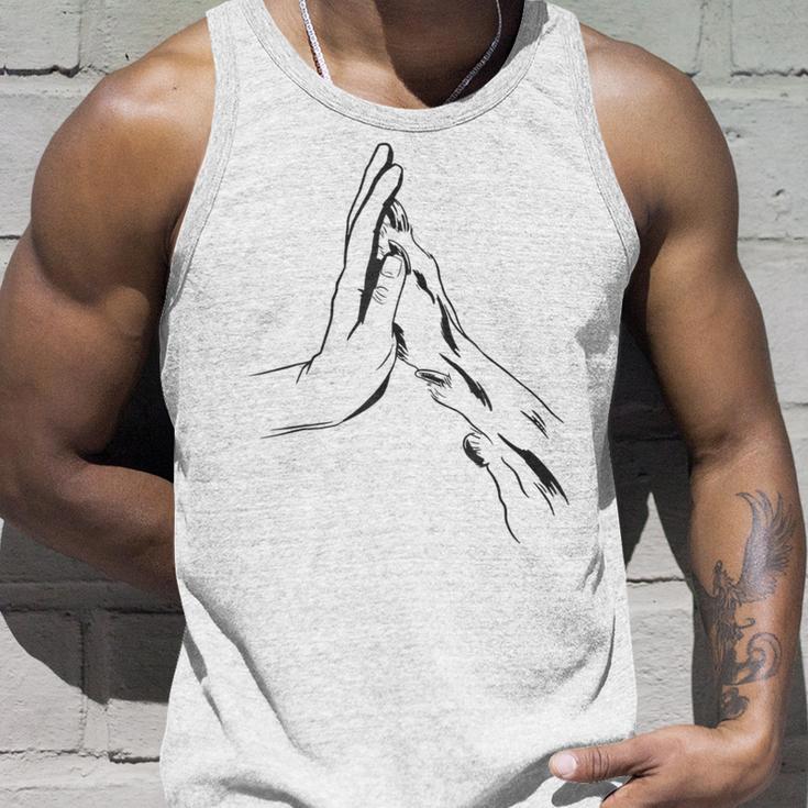 Dogpaw Dog Paw Human Hand Tank Top Geschenke für Ihn