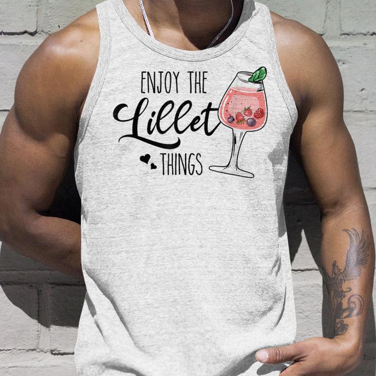 Enjoy The Lillet Things Früchte Cocktail Sommer Alkohol Tank Top Geschenke für Ihn