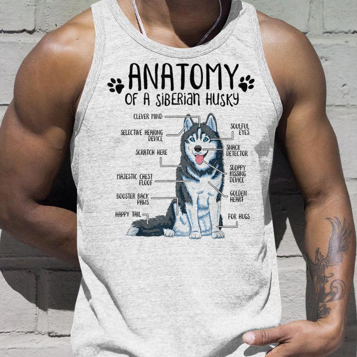 Siberian Husky Dog Holder Anatomy Dog Tank Top Geschenke für Ihn