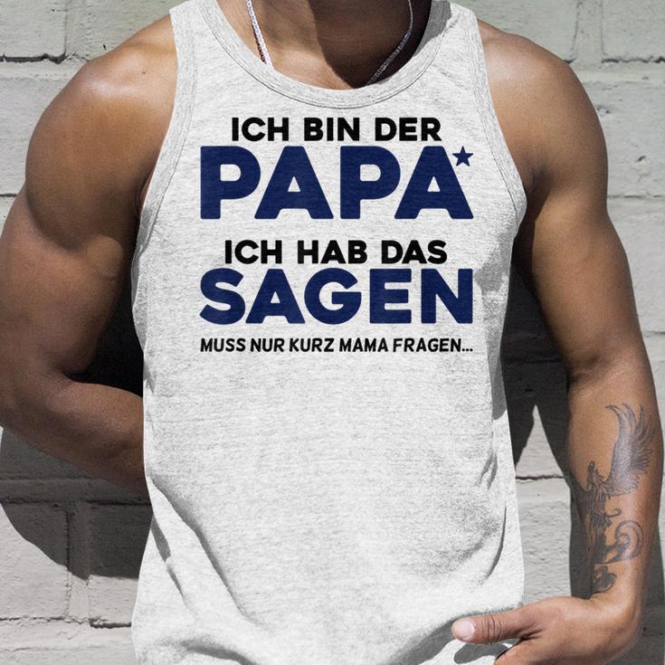 Ich Bin Der Papa Gray Tank Top Geschenke für Ihn