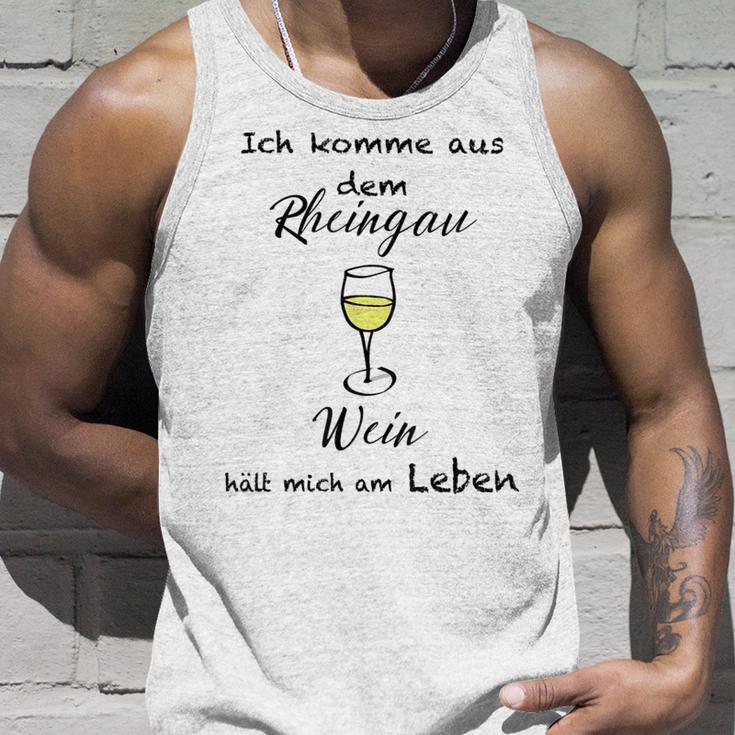 Ich Komme Aus Dem Rheingau Wein Halten Mich Am Leben Tank Top Geschenke für Ihn