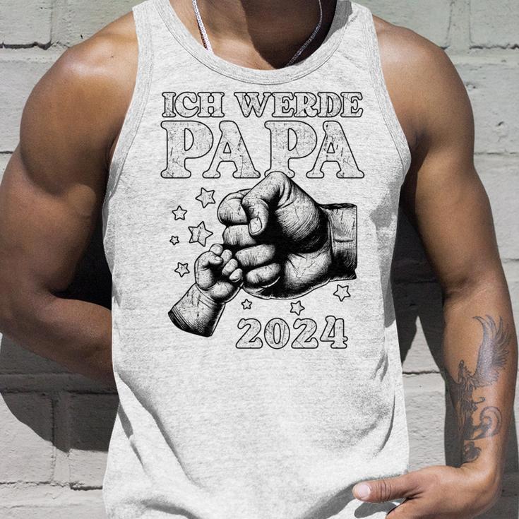 Ich Werde Papa 2024 Baby Ankündigung Papa 2024 Tank Top Geschenke für Ihn