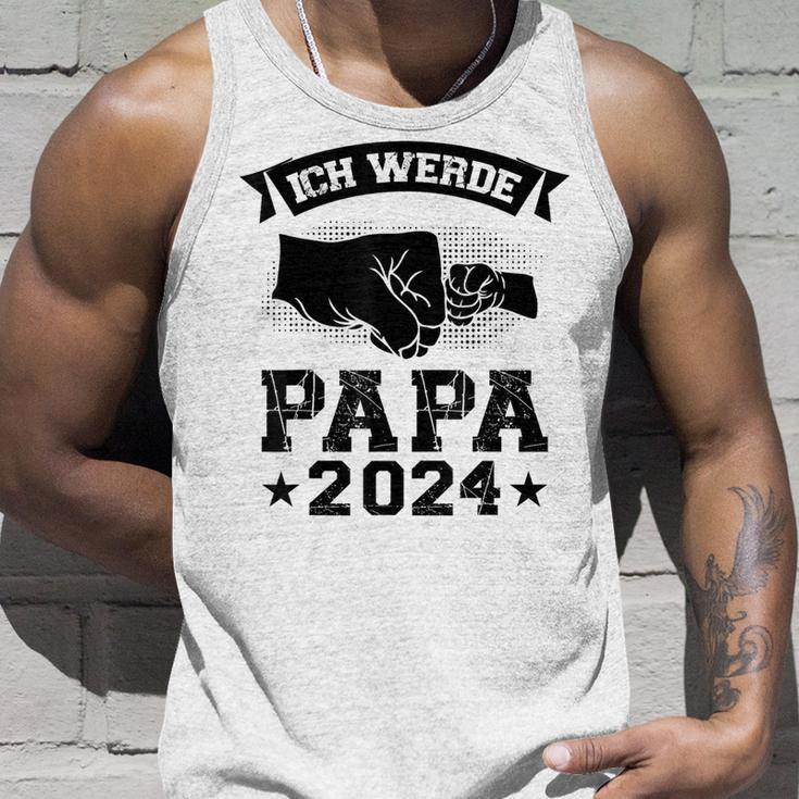 Ich Werde Papa 2024 Papa 2024 Family Tank Top Geschenke für Ihn