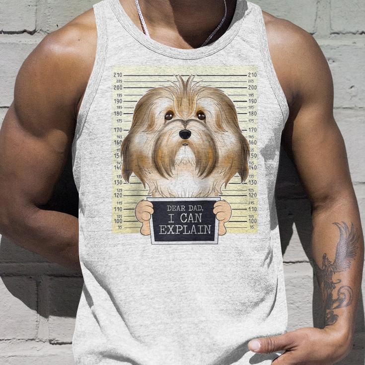 Lieber Papa Ich Kann Es Erklären I Havaneser Papa Raglan Tank Top Geschenke für Ihn