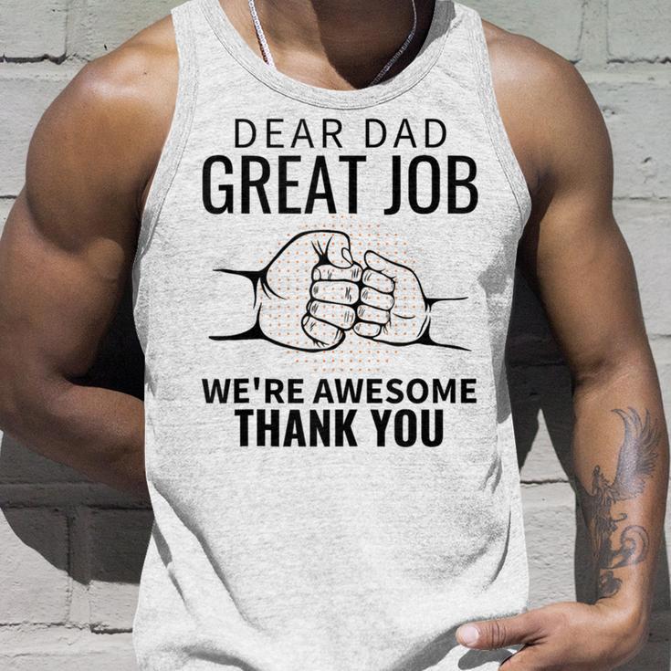 Lieber Papa Tolle Arbeit Wir Sind Großartig Dankeatertag Papa Tank Top Geschenke für Ihn