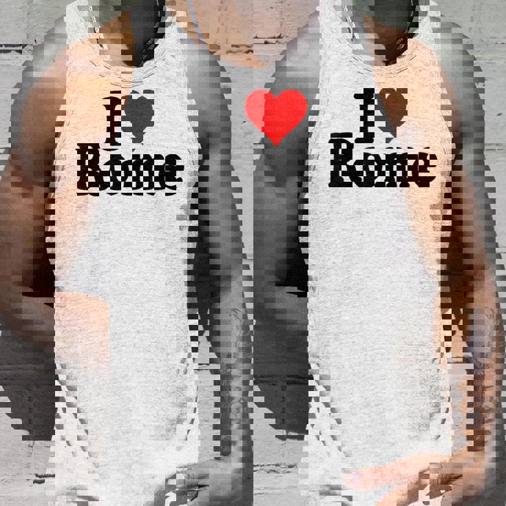 I Love Heart Roma Italia Camiseta sin mangas Regalos para él