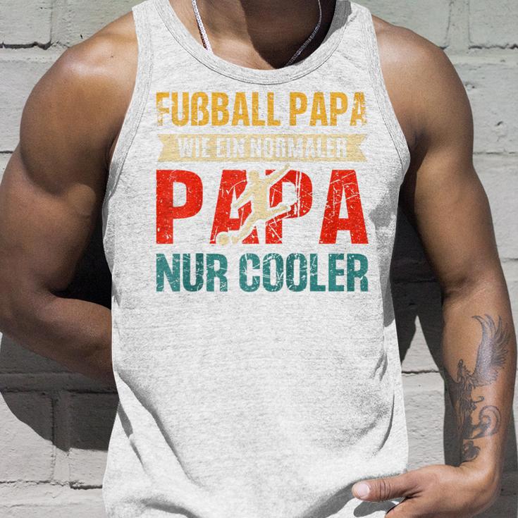 Lustiges Fußball Papa Perfekte Für Fußballliebhaberatertag Raglan Tank Top Geschenke für Ihn