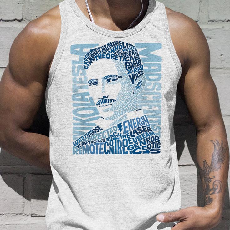 Nikola Tesla Illustration Por Glitschika s Camiseta sin mangas Regalos para él